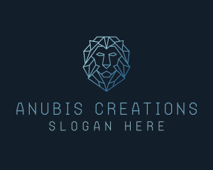 Geometric Lion Business logo design