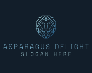 Geometric Lion Business logo design