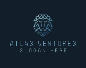 Geometric Lion Business logo design