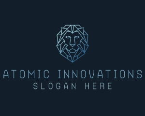 Geometric Lion Business logo design