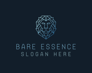 Geometric Lion Business logo design