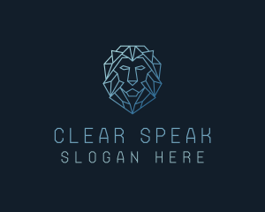 Geometric Lion Business logo design