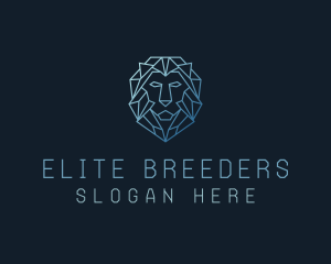 Geometric Lion Business logo design