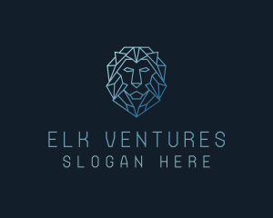 Geometric Lion Business logo design