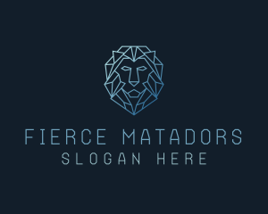 Geometric Lion Business logo design