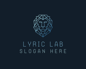 Geometric Lion Business logo design