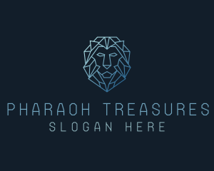 Geometric Lion Business logo design