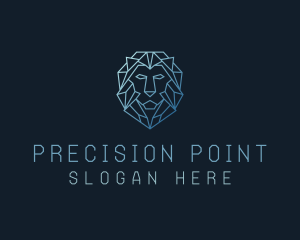 Geometric Lion Business logo design