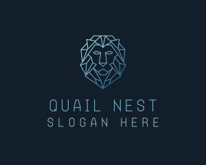 Geometric Lion Business logo design