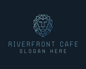 Geometric Lion Business logo design