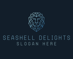 Geometric Lion Business logo design