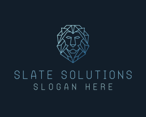 Geometric Lion Business logo design