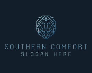 Geometric Lion Business logo design