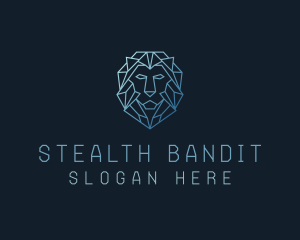 Geometric Lion Business logo design