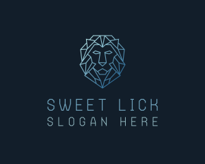 Geometric Lion Business logo design