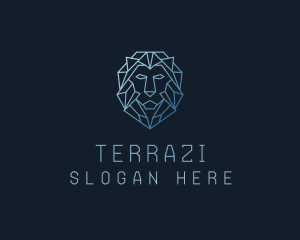 Geometric Lion Business logo design