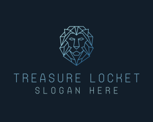 Geometric Lion Business logo design