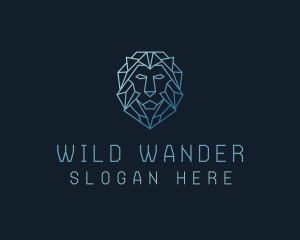 Geometric Lion Business logo design