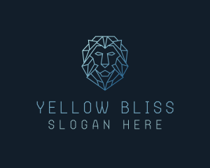 Geometric Lion Business logo design