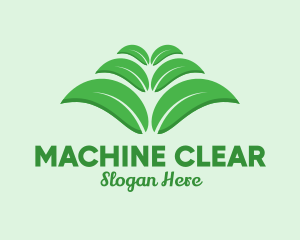 Herbal Medicine - Green Organic Leaves logo design