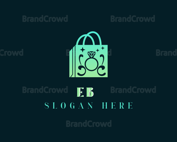 Shopping Jewelry Bag Logo