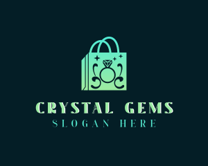 Shopping Jewelry Bag logo design