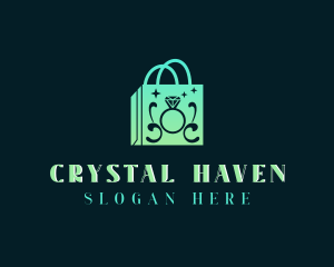 Shopping Jewelry Bag logo design