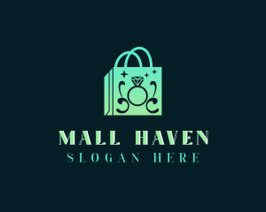 Shopping Jewelry Bag logo design