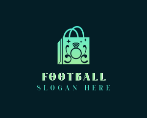 Market - Shopping Jewelry Bag logo design