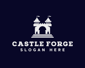 Medieval Castle Tower logo design