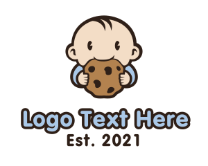 Baby Supplies - Child Cookie Treat logo design