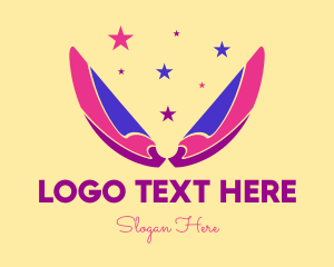 Toy - Pixie Fairy Magic Wings logo design