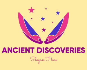 Pixie Fairy Magic Wings logo design