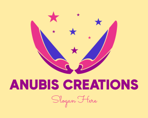 Pixie Fairy Magic Wings logo design