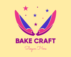 Pixie Fairy Magic Wings logo design