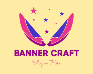 Pixie Fairy Magic Wings logo design