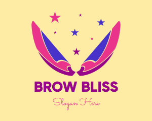 Pixie Fairy Magic Wings logo design