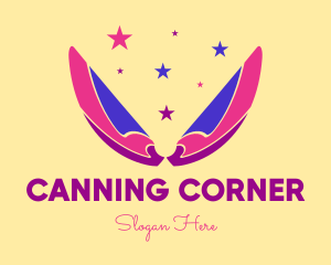 Pixie Fairy Magic Wings logo design