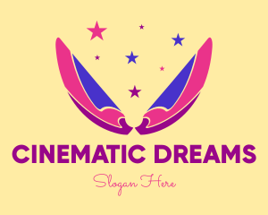 Pixie Fairy Magic Wings logo design