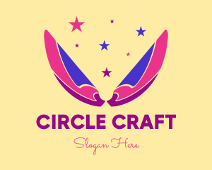 Pixie Fairy Magic Wings logo design