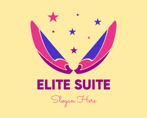 Pixie Fairy Magic Wings logo design