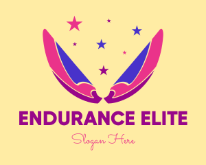 Pixie Fairy Magic Wings logo design