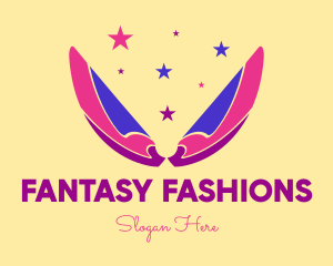 Costume - Pixie Fairy Magic Wings logo design