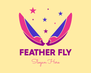 Pixie Fairy Magic Wings logo design