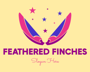 Pixie Fairy Magic Wings logo design