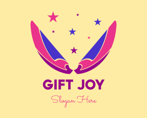 Pixie Fairy Magic Wings logo design