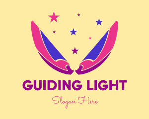 Pixie Fairy Magic Wings logo design