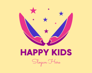 Pixie Fairy Magic Wings logo design