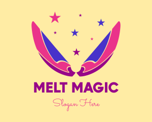 Pixie Fairy Magic Wings logo design