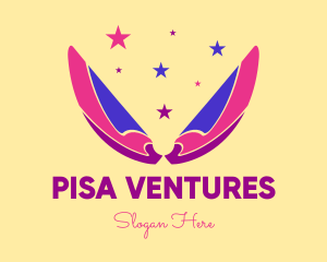 Pixie Fairy Magic Wings logo design